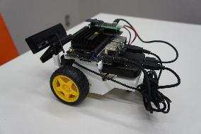 The original Jetbot, a miniature self-driving car from Green Note